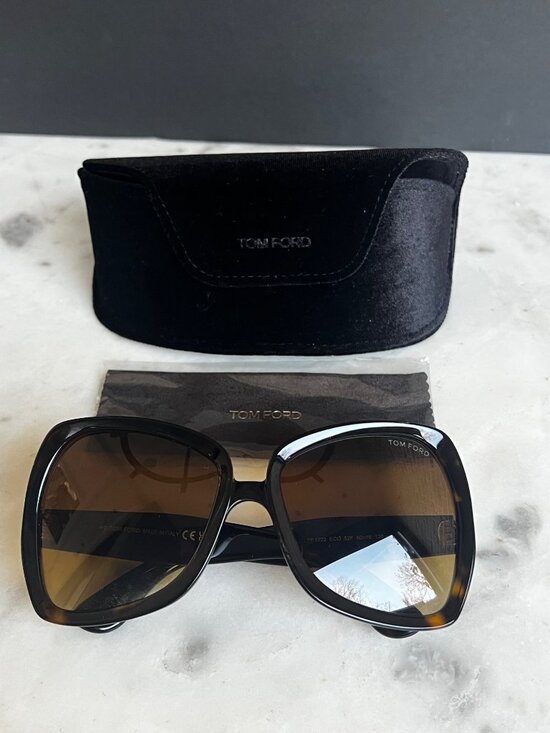 TOM FORD Jerry TF1222 ECO 52F  60mm Gradient Butterfly Sunglasses main image 9